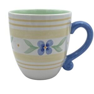 Pfaltzgraff Summer Breeze Mug Cup 16 oz Floral‎ Blue Yellow Green Replacement